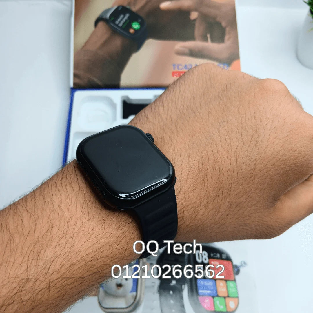 Telzeal TC42 Android watch (real AMOLED), SIM card, scroll camera 180 degree 3 straps
