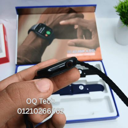 Telzeal TC42 Android watch (real AMOLED), SIM card, scroll camera 180 degree 3 straps